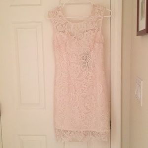 Cream lace dress